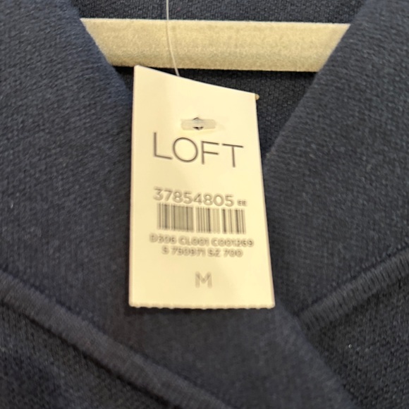 Loft Navy Double-Breasted Women's cardigan - Picture 2 of 4